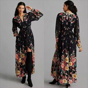 Anthropologie Forever That Girl Vivienne Floral Dress in Size S